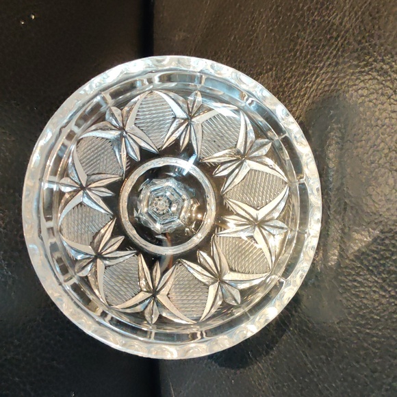 Crystal candy dish with a lid - Picture 6 of 7